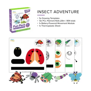 myFirst Insect Adventure PCL-fyllnadspaket med 13 rullar, mallar och rörelsemodul