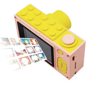 Appareil photo pour enfants myFirst Camera 2 en rose et jaune avec grand écran et boutons