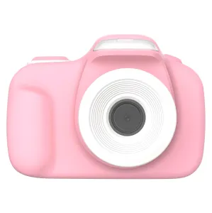 Appareil photo numérique pour enfants myFirst Camera 3 rose, avec grand objectif frontal et boîtier compact arrondi