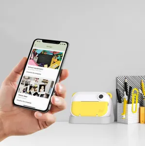appareil photo pour enfants myFirst Camera Insta Wi jaune avec application pour smartphone, transfert de photos sans fil et étiquettes