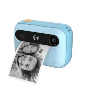 Appareil photo instantané myFirst Insta 20 bleu avec photo imprimée qui sort, conçu pour les enfants