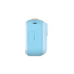 Appareil photo instantané à impression pour enfants myFirst Camera Insta 20 bleu, vue de côté sur fond blanc