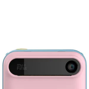 Appareil photo à impression instantanée myFirst Camera Insta 20 rose et bleu avec objectif et écran d’affichage