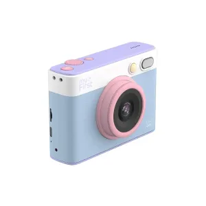 myFirst Insta Lux Cotton Candy Mix lastesõbralik kiirkaameraprinter roosa objektiivirõnga ja pastelse korpusega