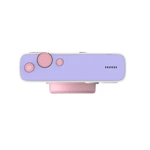 myFirst Insta Lux Cotton Candy Mix kiirpildikaamera pastelses lavendlis ja roosas ümmarguste juhtnuppudega
