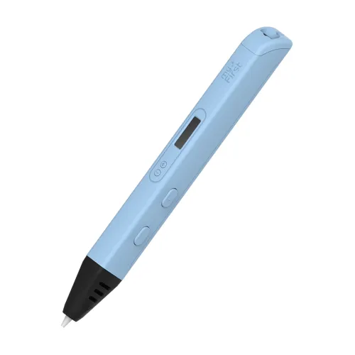 myFirst 3D Pencil Artist lyseblå 3D-penn for barn med display, knapper og svart spiss