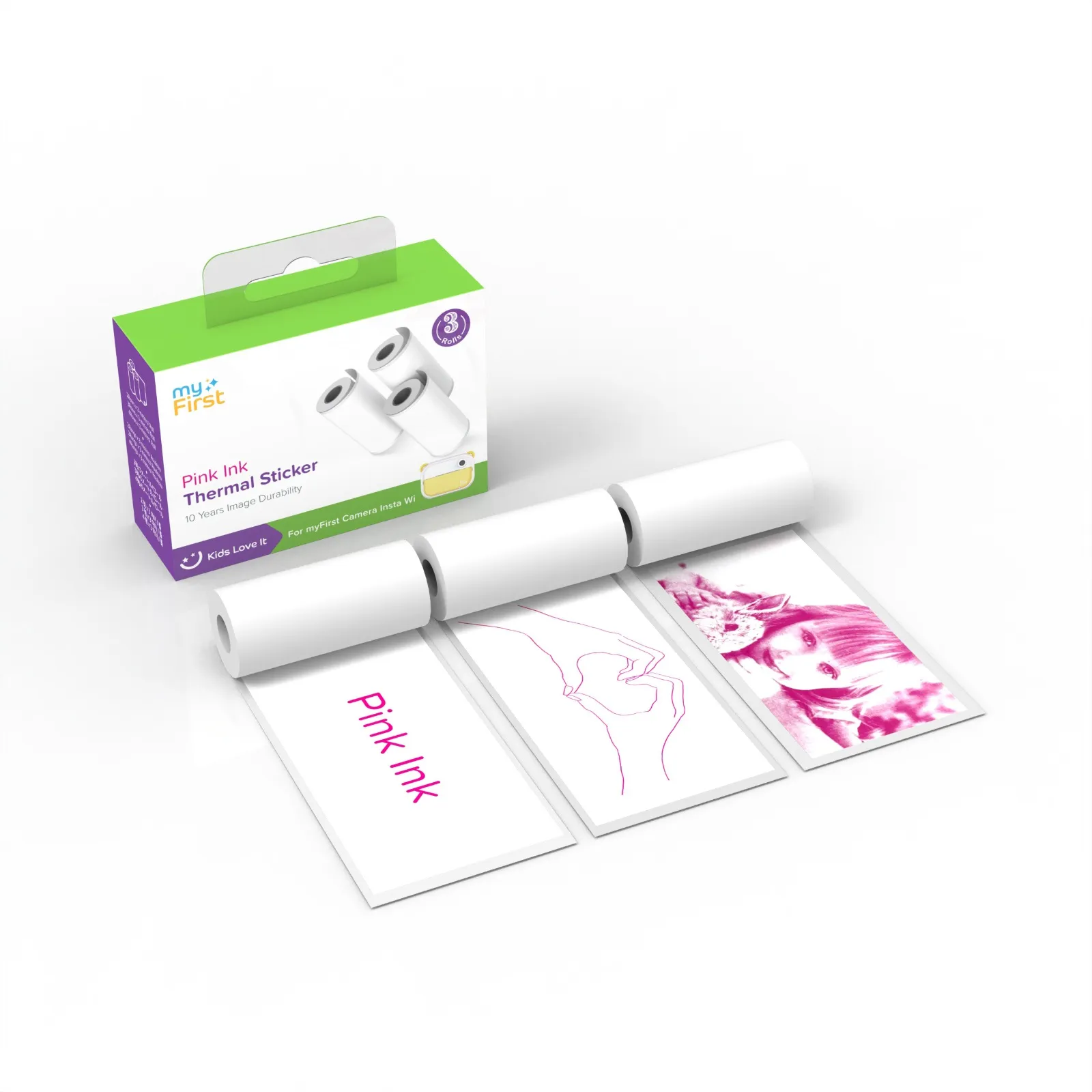myFirst Camera Insta Thermal Sticker - Rosa